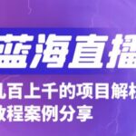 抖音最新蓝海直播玩法，3分钟赚30元，一天1000 只要你去直播就行(详细教程)