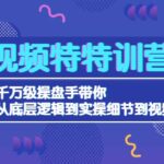 短视频特特训营：千万级操盘手带你从底层逻辑到实操细节到变现-价值2580