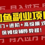 月入过万闲鱼副业项目：入门 进阶 高级模式的保姆级辅导教程