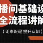 直播间基础设置流程全讲解，手把手教你操作直播间设置流程