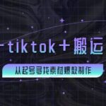 百万粉丝博主·抖音 tiktok 搬运 剪映，从起号寻找素材爆款制作