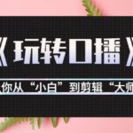 月营业额700万 大佬教您《玩转口播》让你从“小白”到剪辑“大师”