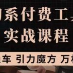 淘系付费工具实战课程【直通车、引力魔方】战略优化，实操演练（价值1299）