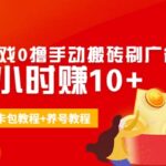 外面收费3980抖音小游戏0撸手动搬砖刷广告(卡包教程 养号教程)