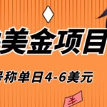 外面收费1980的最新国外撸美金挂机项目，号称单窗口一天4美金 (脚本 教程)